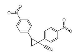 1,2-bis(4-nitrophenyl)cyclopropane-1-carbonitrile结构式