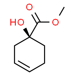 3-Cyclohexene-1-carboxylicacid,1-hydroxy-,methylester,(1S)-(9CI)结构式