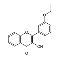 2-(3-ethoxyphenyl)-3-hydroxy-4H-chromen-4-one结构式