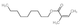 nonyl (Z)-2-methylbut-2-enoate结构式