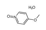 4-Methoxypyridine-N-oxide hydrate结构式