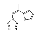N-(1-(thiophen-2-yl)ethylidene)-4H-1,2,4-triazol-4-amine结构式