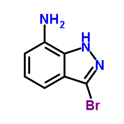 3-Bromo-1H-indazol-7-amine structure