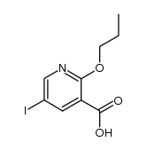 2-propoxy-5-iodonicotinic acid结构式