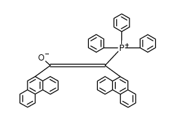 1,2-di(phenanthren-9-yl)-2-(triphenylphosphonio)ethen-1-olate Structure