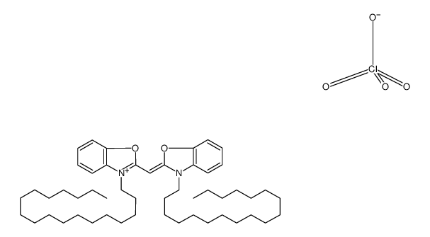 3,3'-dioctadecyl-oxacyanine perchlorate Structure