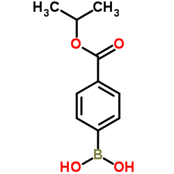 [4-(Isopropoxycarbonyl)phenyl]boronic acid Structure