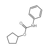 cyclopentyl N-phenylcarbamate结构式