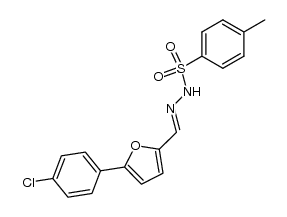 N'-((5-(4-chlorophenyl)furan-2-yl)methylene)-4-methylbenzenesulfonohydrazide Structure