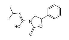 2-oxo-5-phenyl-N-propan-2-yl-1,3-oxazolidine-3-carboxamide结构式