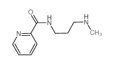 Pyridine-2-carboxylic acid (3-methylamino-propyl)-amide结构式