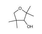 Tetrahydro-2,2,4,4-tetramethyl-3-furanol Structure