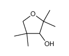 Tetrahydro-2,2,4,4-tetramethyl-3-furanol structure