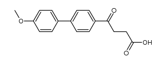 4-(4'-methoxy-biphenyl-4-yl)-4-oxo-butyric acid Structure