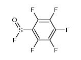 pentafluorobenzenesulfinyl fluoride Structure