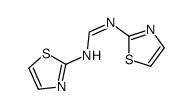 N,N'-bis(1,3-thiazol-2-yl)methanimidamide结构式