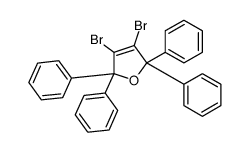 3,4-dibromo-2,2,5,5-tetraphenylfuran Structure