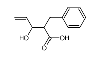 2-Benzyl-3-hydroxy-pent-4-enoic acid Structure