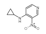 N-环丙基-4-氨基-3-硝基吡啶结构式