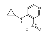 N-Cyclopropyl-3-nitropyridin-4-amine structure