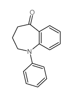 5H-1-Benzazepin-5-one,1,2,3,4-tetrahydro-1-phenyl-结构式