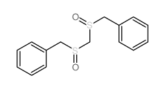 benzylsulfinylmethylsulfinylmethylbenzene Structure