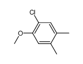 2-chloro-4,5-dimethylanisole Structure