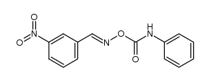 3-nitro-benzaldehyde-(O-phenylcarbamoyl-seqtrans-oxime )结构式