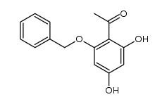2,4-dihydroxy-6-(benzyloxy)acetophenone Structure
