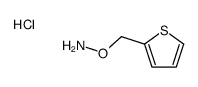 O-(thiophen-2-ylmethyl)hydroxylamine,hydrochloride Structure