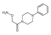 2-aminooxy-1-(4-phenylpiperazin-1-yl)ethanone结构式