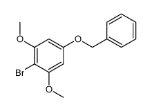 2-bromo-1,3-dimethoxy-5-phenylmethoxybenzene Structure