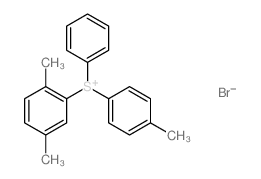 1,4-Dimethyl-2-((4-methylphenyl)(phenyl)-lambda~4~-sulfanyl)benzene结构式