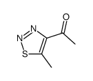 4-acetyl-5-methyl-1,2,3-thiadiazole结构式