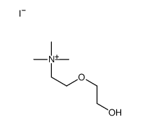 2-(2-hydroxyethoxy)ethyl-trimethylazanium,iodide结构式