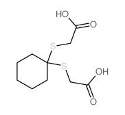 2-[1-(carboxymethylsulfanyl)cyclohexyl]sulfanylacetic acid picture