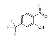 5-Nitro-2-(trifluoromethyl)pyridin-4-ol structure