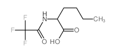 2-[(2,2,2-trifluoroacetyl)amino]hexanoic acid结构式