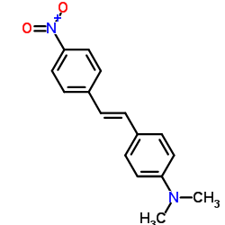 4-Dimethylamino-4′-nitrostilbene Structure