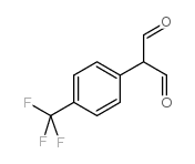 2-[4-(trifluoromethyl)phenyl]propanedial Structure