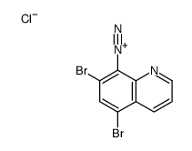 5,7-dibromoquinoline-8-diazonium,chloride结构式