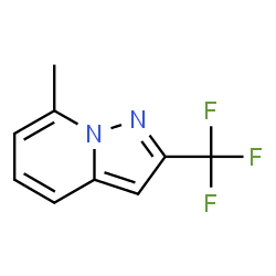 Pyrazolo[1,5-a]pyridine, 7-methyl-2-(trifluoromethyl)- (9CI)结构式