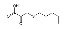 2-oxo-3-pentylsulfanylpropanoic acid Structure