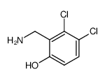 2-Aminomethyl-3,4-dichloro-phenol Structure