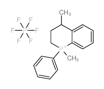 1,4-dimethyl-1-phenyl-3,4-dihydro-2H-phosphinolin-1-ium,hexafluorophosphate Structure