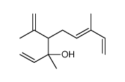 3,7-dimethyl-4-prop-1-en-2-ylnona-1,6,8-trien-3-ol Structure