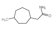 2-(4-methylcycloheptyl)acetamide结构式