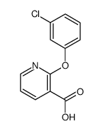 2-(3-chlorophenoxy)nicotinic acid Structure