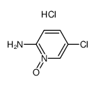 2-amino-5-chloropyridine 1-oxide hydrochloride Structure
