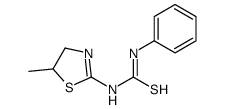 1-(5-methyl-4,5-dihydro-1,3-thiazol-2-yl)-3-phenylthiourea Structure